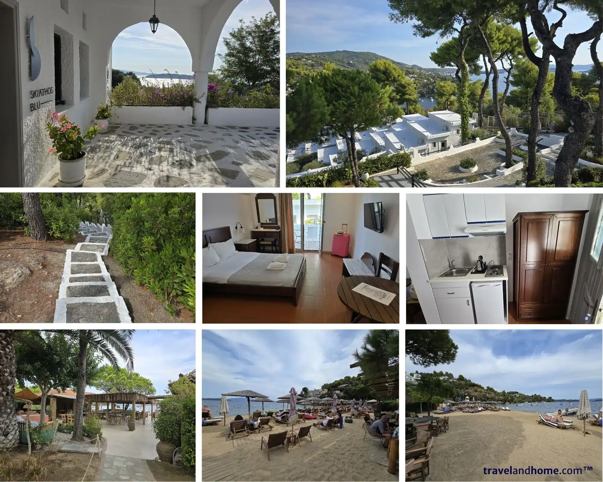 Skiathos Blu, best half board resort with private beach