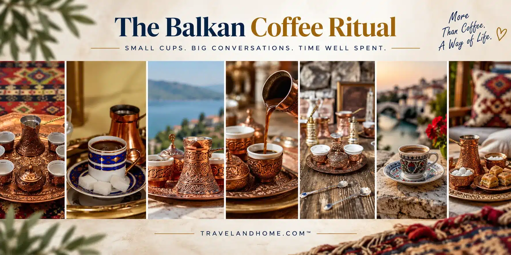 The Balkan Coffee Ritual, Balkan Inspired living, Balkan-inspired decorating