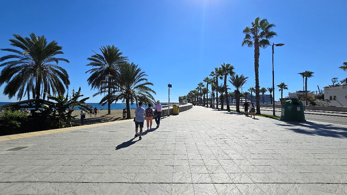 La Malagueta Beach, Mediterranean Beach in Malaga city