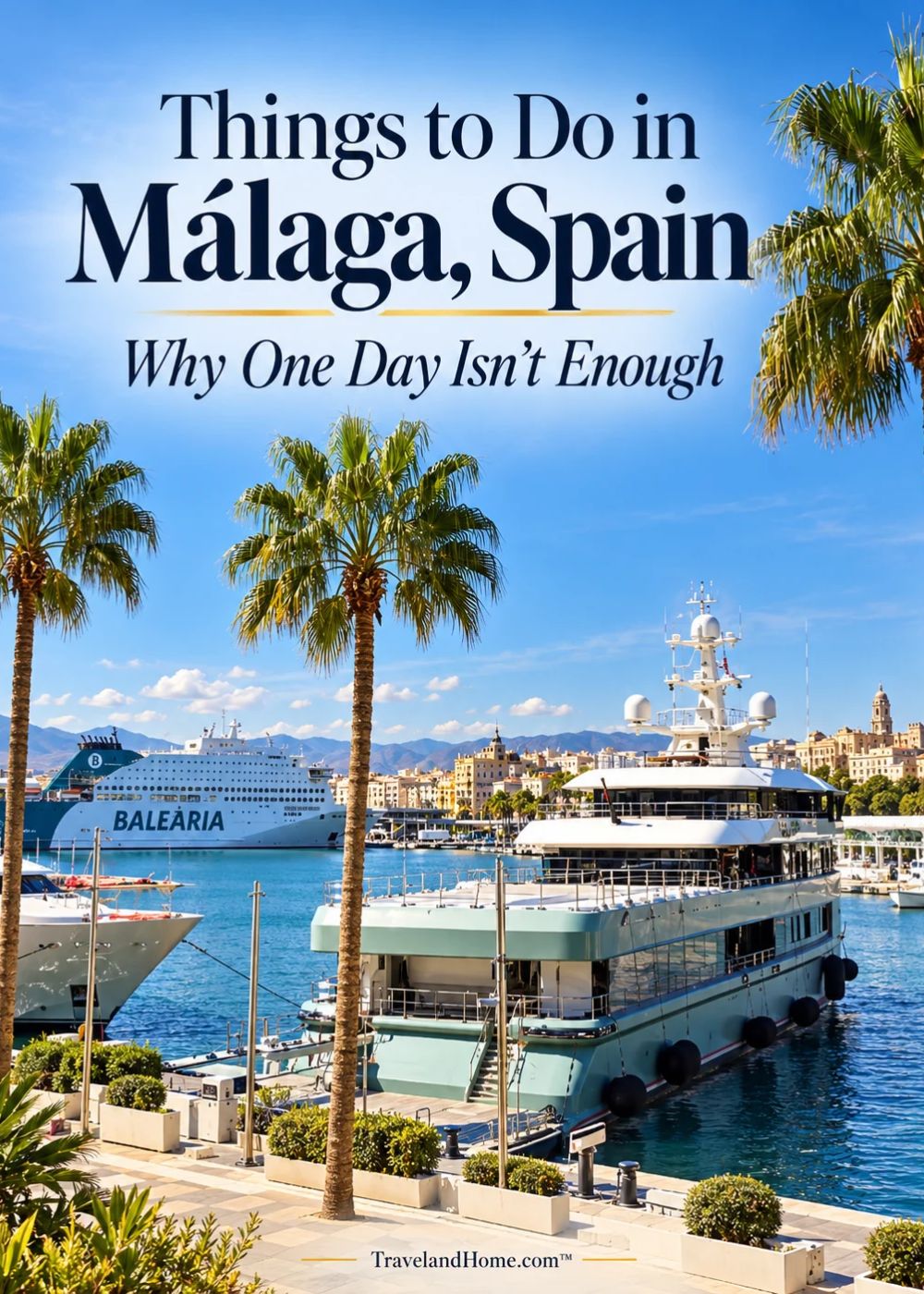 Things to do in Malaga, Málaga Marina, Yachts, Sea Views, Attractions, Sightseeing