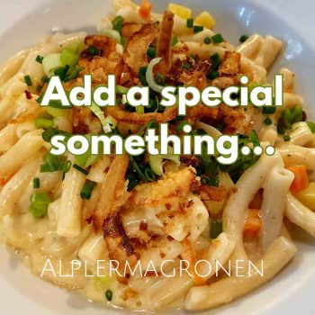 Älplermagronen with a modern twist