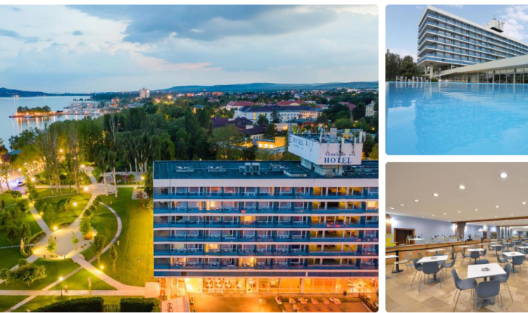 Danubius Hotel Annabella, Balatonfüred, private beach, beachfront