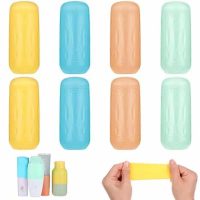 Elastic Silicone Covers for Travel Toiletries Essentials