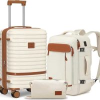Joyway Expandable Carry on Luggage Sets Airline Approved, Lightweight Hard Shell 20 Inch Carry on Suitcase with Spinner Wheels, Amazon