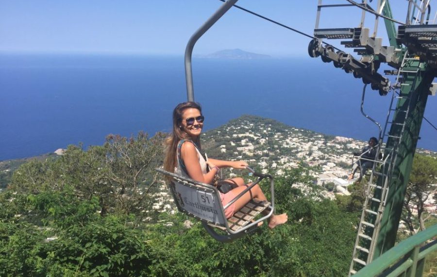 Monte Solaro, Get Your Guide, chairlift, Anacapri, Capri, Italy, views
