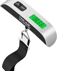 Portable Suitcase Weighing Digital Scale, Travel Luggage Weight Scale with Hook