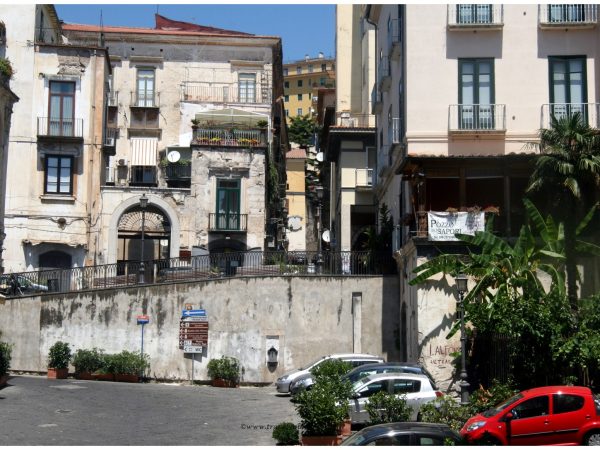 Salerno Italy authentic narrow alleyways