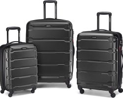 Samsonite Omni PC Hardside Expandable Luggage with Spinner Wheels, Piece Set, luggage bags