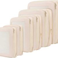 Set Compression Packing Cubes Travel Accessories Expandable Packing Organizers