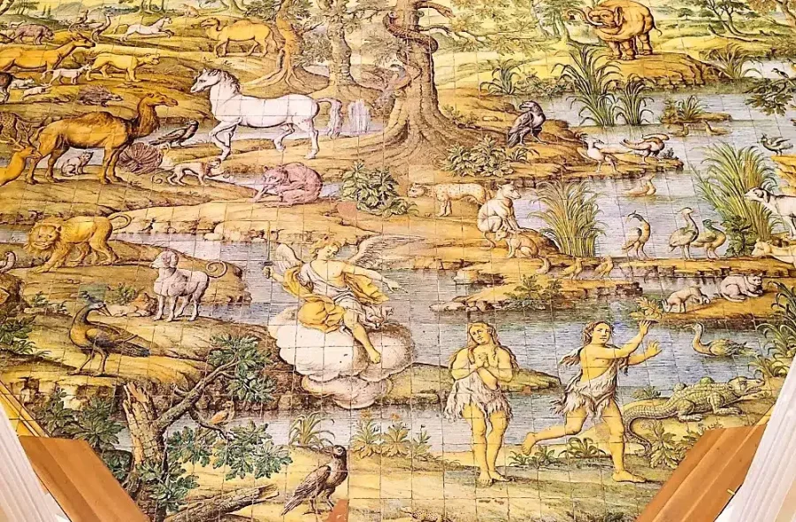 majolica tiles in Capri, Anacapri, amalfi coast